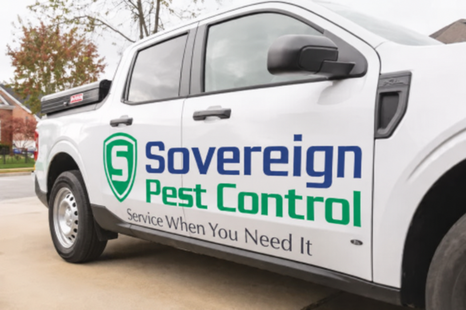 Sovereign Pest Control Truck